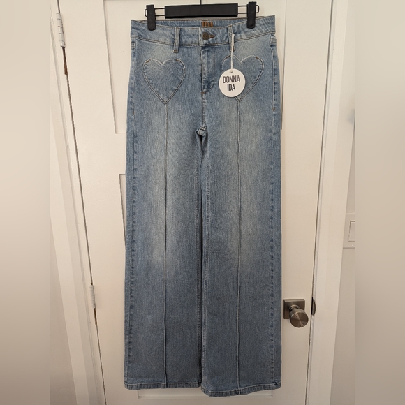 Donna IDA NWT Size 27 Heart Pockets Pants - Picture 5 of 7